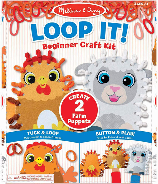 LOOP IT! FARM PUPPETS BEGINNER CRAFT KIT