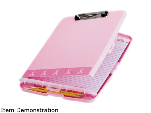 CLIPBOARD STORAGE SLIM CASE BREAST CANCER AWARENES