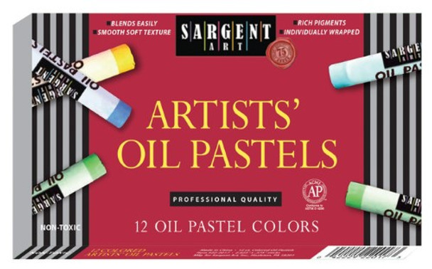 OIL PASTELS LARGE ASSORTED COLORS PQ.12