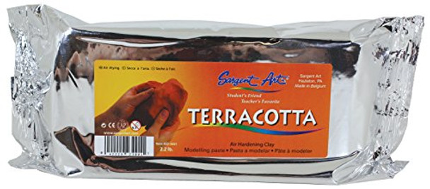 AIR HARDENING CLAY TERRACOTTA 2 LB