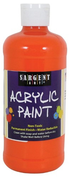 ACRYLIC PAINT ORANGE 16 OZ