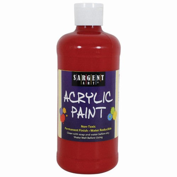 ACRYLIC PAINT RED 16 OZ