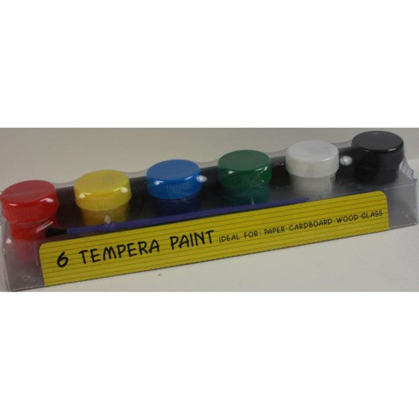 SIX TEMPERA PAINTS