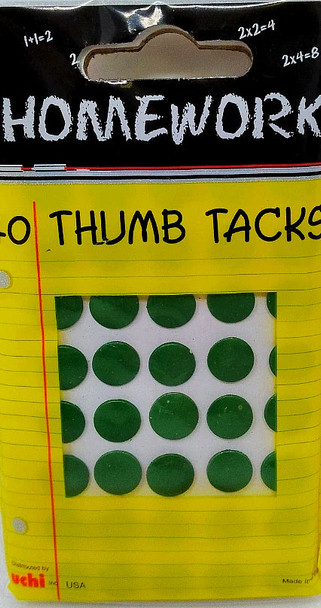 THUMB TACKS GREEN