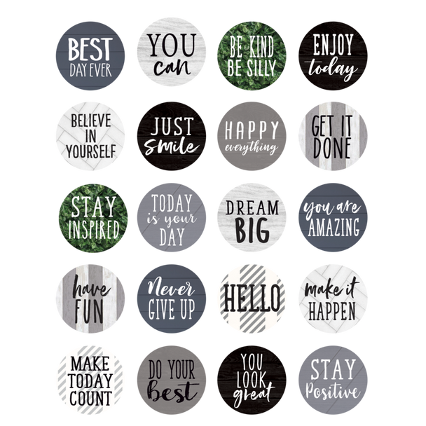 MODERN FARMHOUSE WORDS TO INSPIRE PLANNER STICKERS