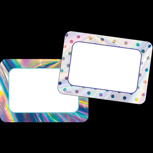 IRIDESCENT NAME TAGS