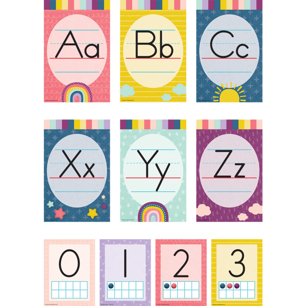 OH HAPPY DAY ALPHABET BULLETIN 37PCS