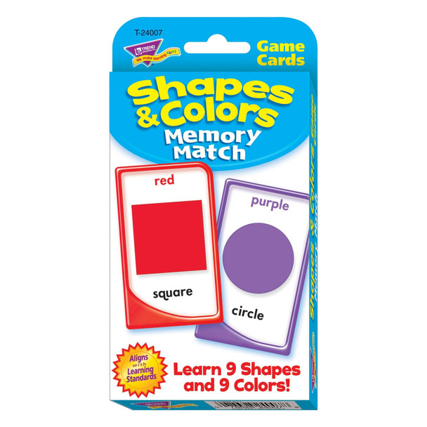 SHAPES & COLORS MEMORY MATCH CHALLENGE CARDS