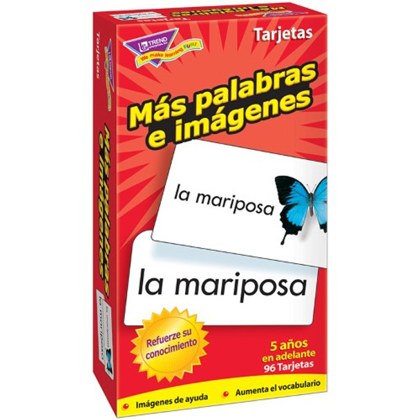 TARJETAS PALABRAS MAS E IMAGENES FLASH CARD