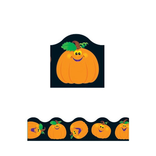 PUMPKIN PALS BORDER SCALLOPED