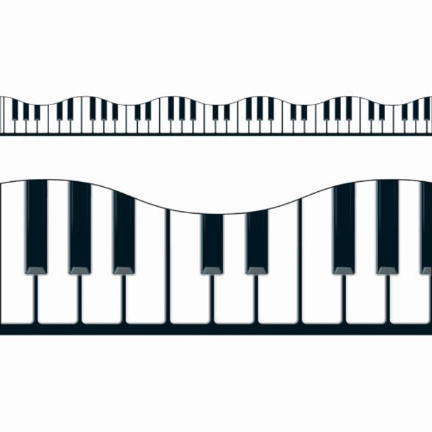 BORDER MUSICAL KEYBOARD