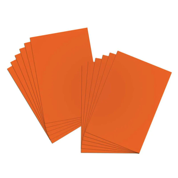 POSTER BOARD FLUORESCENT RED 4 PLY 25 PC