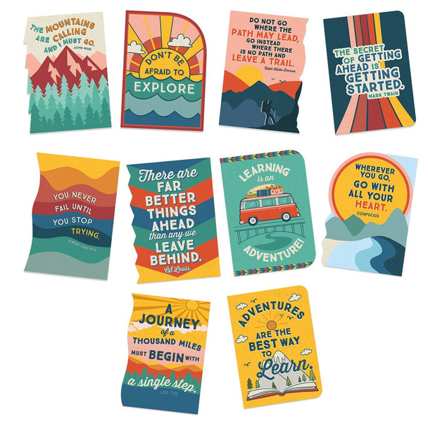 Adventurer Die-Cut Poster Bulletin Board Set