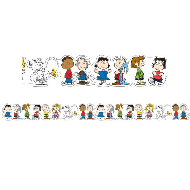 Peanuts® Character Lineup Extra Wide Deco Trim