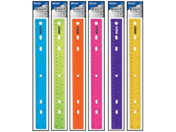 JEWELTONES COLOR RULER 12"