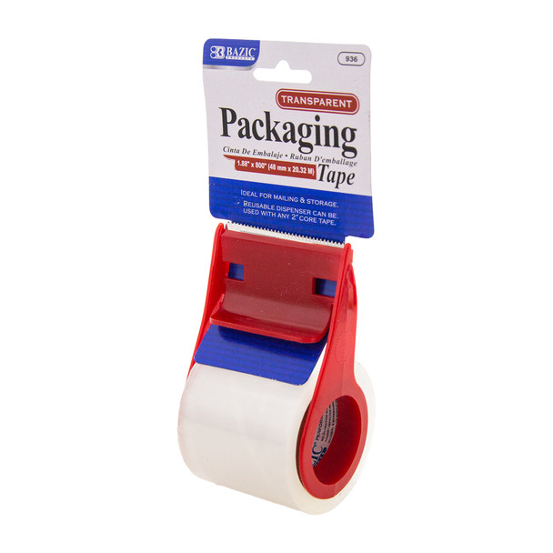 CLEAR PACKING TAPE 1.89" X 800" W/ DISPENSER