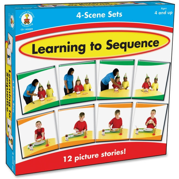 LEARNING TO SEQUENCE 4-SCENE SET AGE 4 12 PC