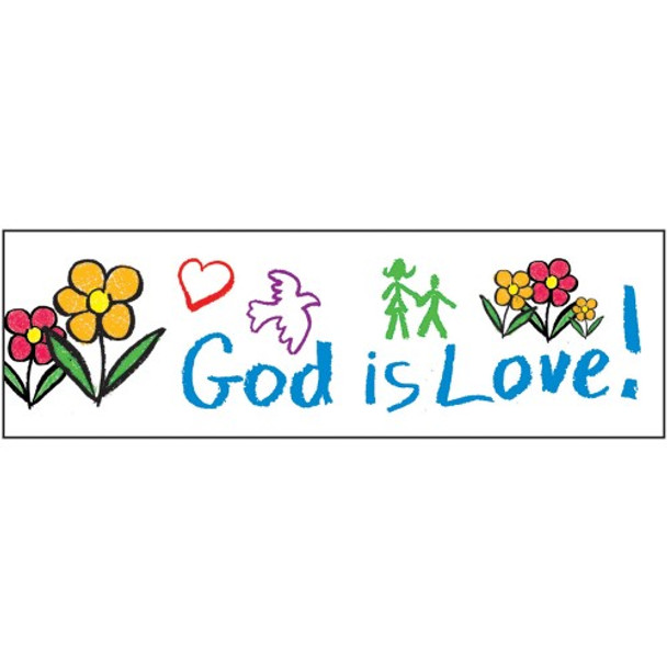 BORDER STRAIGHT GOD IS LOVE
