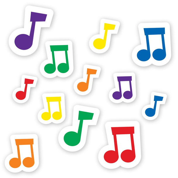 MUSIC NOTES HOT SPOTS STICKERS 880 PC