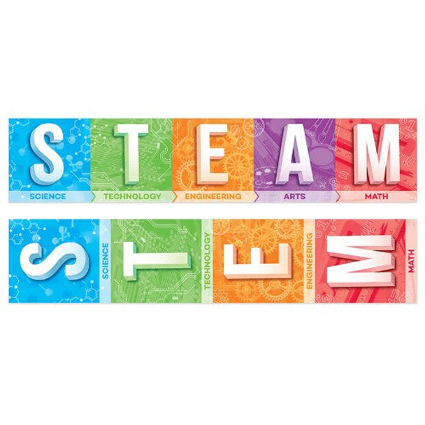 STEM AND STEAM BANNER 2 SIDE