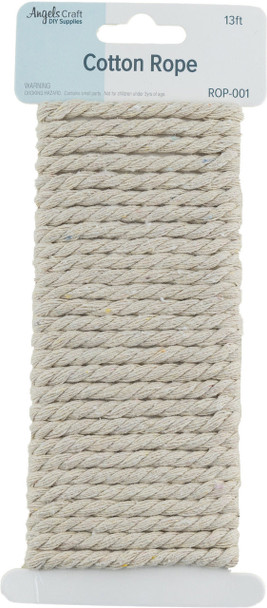 COTTON ROPE WHITE .25MM 13'