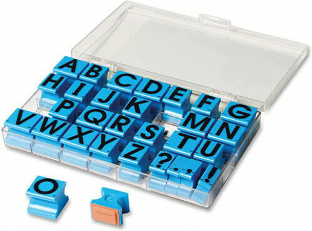 ALPHABET RUBBER STAMPS UPPERCASE