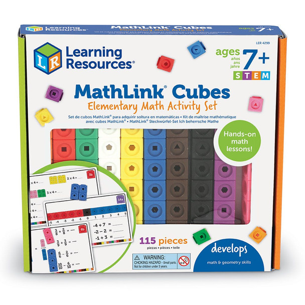 MATHLINK® CUBES ELEMENTARY MATH ACTIVITY SET