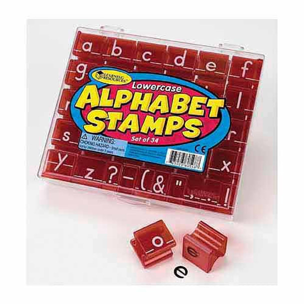 LOWERCASE ALPHABET STAMPS SET