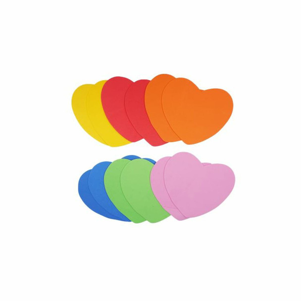 HEART FOAM SHAPE 12 PC