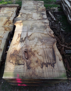 HARDWOOD TIMBER SAWN DRIED WANEY EDGE / LIVE EDGE ENGLISH CHESTNUT SLAB / TABLE TOP HARDWOOD TIMBER SAWN DRIED WANEY EDGE / LIVE EDGE ENGLISH CHESTNUT SLAB / TABLE TOP