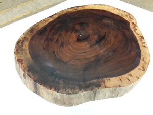 Hardwood Timber Kiln Dried Asian Monkey Pod Waney Edge Log Slice / Cookie Hardwood Timber Kiln Dried Asian Monkey Pod Waney Edge Log Slice / Cookie