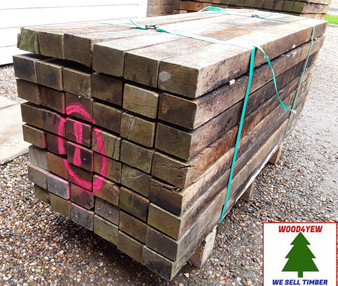 HARDWOOD AIR DRIED SAWN ENGLISH OAK POSTS ( PACK OFFER )