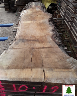 HARDWOOD WANEY EDGE / LIVE EDGE TIMBER BURR / PIPPY ENGLISH OAK SLAB / TABLE TOP