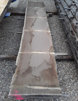 HARDWOOD SAWN ENGLISH OAK TIMBER WANEY EDGE / LIVE EDGE SLAB / TABLE TOP