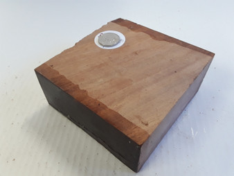 HARDWOOD KILN DRIED SAWN EXOTIC TIMBER CHAMFUTA WOODTURNING BLANK / SQUARE * RARE *