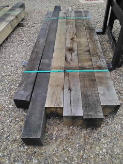 HARDWOOD AIR DRIED SAWN RUSTIC ENGLISH OAK POSTS