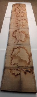 HARDWOOD TIMBER SAWN DRIED WANEY EDGE / LIVE EDGE ENGLISH OAK BOARD / PLANK OFFCUT
