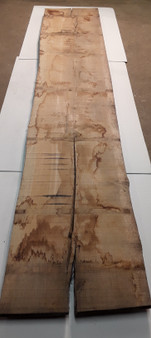 HARDWOOD SAWN DRIED WANEY EDGE / LIVE EDGE TIMBER OAK BOARD / PLANK OFFCUT