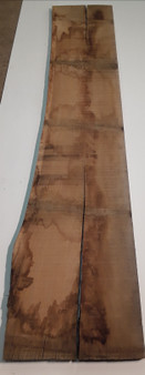 HARDWOOD SAWN WANEY EDGE / LIVE EDGE ENGLISH OAK PLANK / BOARD OFFCUT
