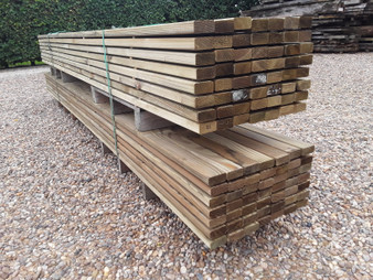 SOFTWOOD PRESSURE TREATED RAILS