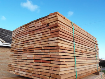 SOFTWOOD FRESH SAWN MIXED LARCH / DOUGLAS FIR CLADDING BOARDS / PLANKS
