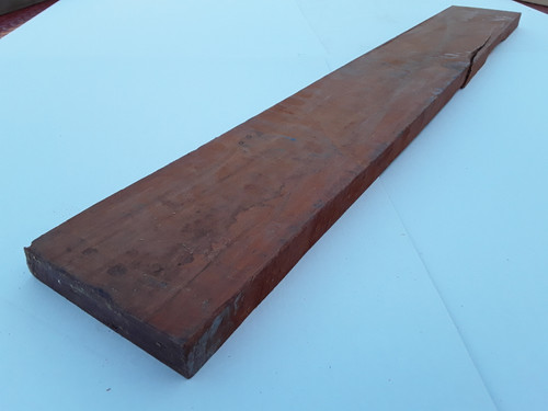 HARDWOOD TIMBER KILN DRIED RHODESIAN TEAK BOARD / PLANK OFFCUT * RARE *