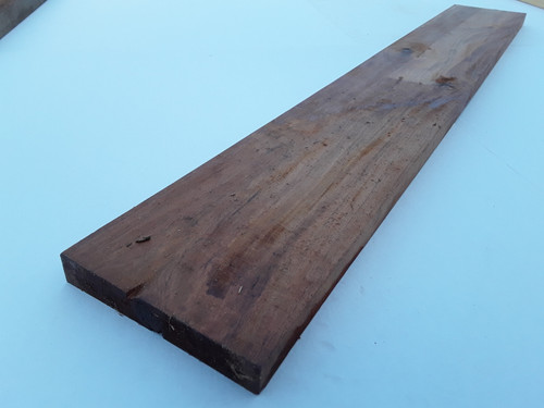 HARDWOOD KILN DRIED TIMBER RHODESIAN TEAK PLANK / BOARD OFFCUT * RARE *