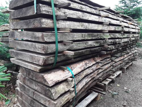 Hardwood Sawn English Hornbeam Log / Waney Edge Boards / Slabs