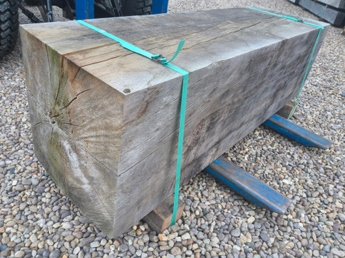 Hardwood Air Dried Sawn English Oak Block / Beam