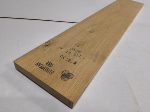Hardwood Kiln Dried Timber Planed European Oak Board / Plank Offcut