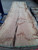 HARDWOOD TIMBER AIR DRIED SAWN WANEY EDGE / LIVE EDGE PIPPY ENGLISH OAK SLAB / TABLE TOP