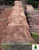 HARDWOOD TIMBER AIR DRIED SAWN WANEY EDGE / LIVE EDGE ENGLISH PIPPY OAK SLAB / BOARD