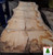 HARDWOOD SAWN DRIED WANEY EDGE / LIVE EDGE TIMBER BURR / PIPPY ENGLISH OAK SLAB / TABLE TOP