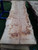 HARDWOOD AIR DRIED WANEY EDGE / LIVE EDGE ENGLISH PIPPY BROWN OAK SLAB / TABLE TOP